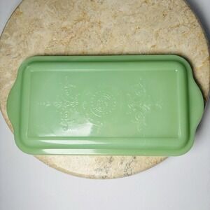 Philbe Jade Fire‎ King Large Refrigerator Replacement Lid ONLY 1960's Jadeite